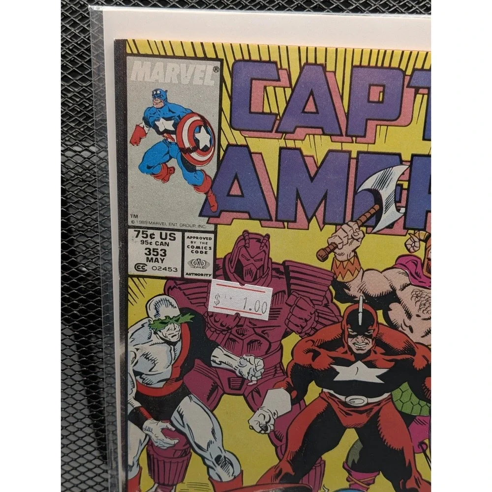 Captain America #353 Vol. 1 1989 Marvel Comics 1st App Newsstand 8.0 H70-174‎